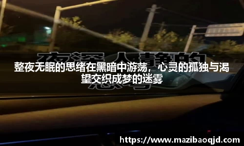 整夜无眠的思绪在黑暗中游荡，心灵的孤独与渴望交织成梦的迷雾